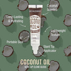 Ruby Kisses Broadway Vita-Lip Clear Lip Gloss (Coconut Oil 6 Pack), Ultra-Hydrating & Soothing Formula with Vitamin Oils, High-Shine Non-Sticky Finish, Healing Glossy Lip Balm Locks in Moisture