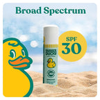 Rubber Ducky- SPF 30 Mineral Face Sunscreen Stick, Water Resistant, Moisturizing & Broad Spectrum Sunscreen Face Stick, Sun Skin Protection with Vitamin E, Mini Travel Size Sunblock, 0.6 oz
