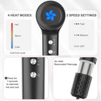 ZPP Hair Dryer, Professional High-Speed Ionic Blow Dryer, 110000 RPM Brushless Motor High Speed Motor for Fast Drying Low Noise Thermo-Control Hairdryer for Travel Women Men