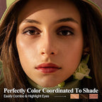 Coral Island Eyeshadow Stick 3PCS Makeup Set, Metallic Shimmer Matte Cream Eye Shadow Eyeliner Brightener Pencil Crayon - J2 Coral Island