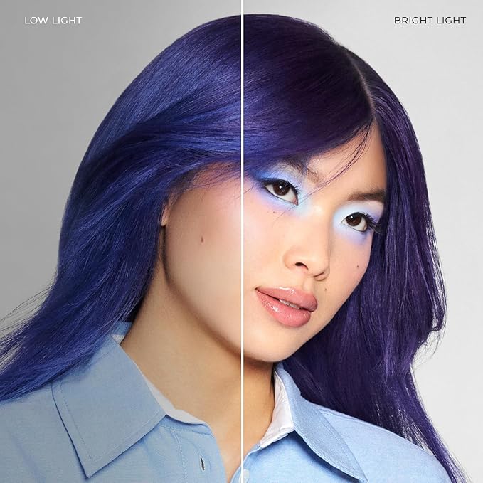 XMONDO Color Blue + Purple Shade Shift – Blue Purple Dye with Bond Booster & Hyaluronic Acid, 8 oz