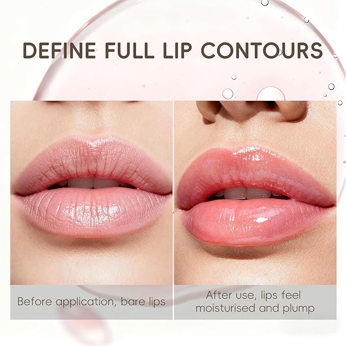 KISSIO PLUMP Lip Plumper,Maximum Plump with Ginger and Peptides,Extreme Lips Plumper,Hydrating,Lip Plumping,Lip Lines Care,Lips Gloss,0.3 fl oz,Master