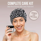 SAVION Raw Batana Oil for Hair Growth - 100% Pure Unrefined Organic Batana Oil Paste, Natural Hair Treatment for Thick Strong Strands - Honduras Sourced - Includes a Shower Cap, 4 Fl Oz, 120 ML