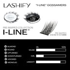 Lashify I-LineLong Pre-Mapped Gossamer, Easy DIY False Lashes to Create an Angled Look and Eyeliner Effect