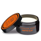 American Crew Men's Hair Matte Clay, Like Hair Gel with Medium/High Hold, Stocking Stuffer for Him, 3 oz