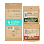 Dr. Squatch NEW Body Wash for Men with Nourishing, Natural Ingredients | No Paraben, Phthalate, Sulfate | Coconut Castaway (14 oz), Wood Barrel Bourbon & Pine Tar (8 oz, 2-Pack) & Body Scrubber