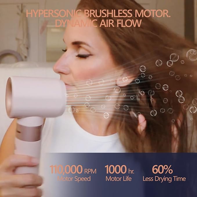 Hair Dryer Brush Titanium Hair Multi-Stylers - MIRACOMB Ionic Hot Air Styling System with Auto-Wrap Curlers,Powerful Brow Dryer Brush,Paddle Brush - Fast Drying Curling Straightening on All Hair