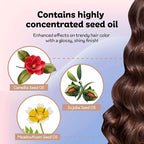 eZn Pudding Hair Dye, Ammonia-Free, Semi-Permanent DIY Korean Hair Dye Color with Keratin, Odorless Gentle for Sensitive Skin No Skin Irritation (Vienna Brown)