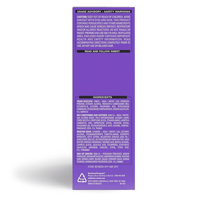 SoftSheen-Carson Dark and Lovely Fade Resist Rich Conditioning Hair Color,Permanent Hair Color,Up To 100 percent Gray Coverage,Brilliant Shine with Argan Oil and Vitamin E,Luminous Blonde,2 Count