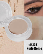 Single Matte Eyeshadow,Nude Beige Brown Eye Shadow Palette Primer Base Makeup,High Pigment Waterproof Pressed Eye Shadows Powder with Smooth Powder,Lightweight Blendable Formula for Daily Eye Look-238