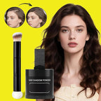 Gowwim Root Touch up Powder, Instantly Gray Hair Cover up Hairline Powder for Women & Men Waterproof and Sweatproof Root Cover Up Long-Lasting for Thinning & Loss Hair (Black6, 10G+1)