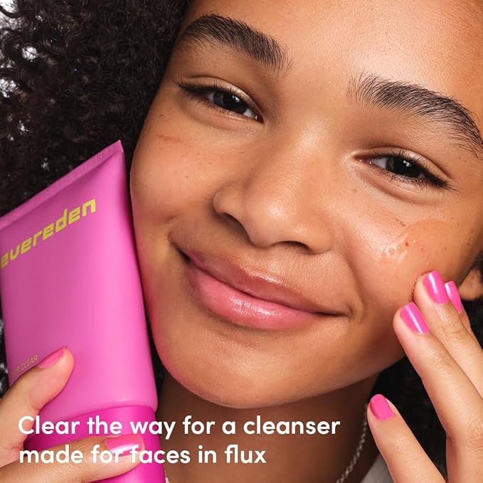 Evereden Steer Clear Balancing Jelly Cleanser: Clean & Vegan Teen Skin Care for Oily & Pimple-Prone Skin - Pre Teen Face Wash - Gently Cleanses Pores Without Drying