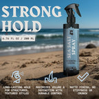 Striking Viking Sea Salt Spray for Men - Strong Hold, 6.76 Fl Oz, Blue Ocean Scent - Volumizing Hair Spray for Men - Texturizing & Curl Enhancing - Paraben Free