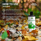 Hemp Seed Oil Direct from Canada - Hemp Seed Oil for Hair, Skin, Body - 16oz