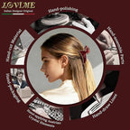 2026 Original Italian Designed Christmas Hair Claw Clips for Women, Strong Grip Plant-Based Acetate Hair Clips for Birthday Girls, Handmade Christmas Hair Accessories With Gift Box-Steed Herald