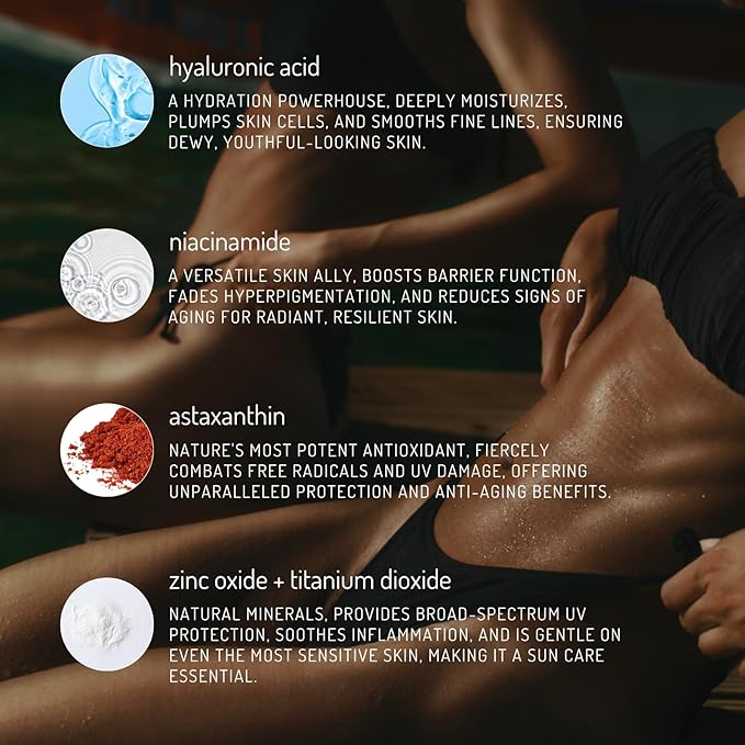 Natural Mineral Sun Screen SPF 30 for Face & Body – Lightweight, Hydrating & Moisturizing Sunscreen – Daily Sunscreen Moisturizer, No White Cast Zinc Oxide, Reef-Safe Korean Skin Care