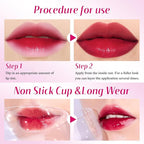 bayfree Lip Tint Stain Set, Lip Stain Long Lasting Waterproof, Lightweight, Non-sticky, Transfer-Proof, Matte Finish (fruit land)