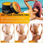 2PCS Luxury Intensive Tanning Gel, Soft Brown Intensive Tanning LuxeGel Natural TanningAccelerator Cream Gel for Outdoor Sun, Achieve Natural Tan Skin