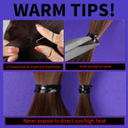 Teenitor 2000pcs Black Hair Rubber Bands Soft Elastic Hair Ties for Kids Girls Hair Braids