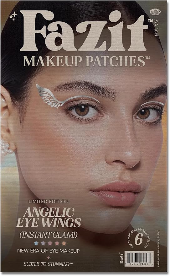 Fazit Makeup Patches - Halloween Angelic Eye Speckles - Glow Up Make-Up Patches - Cute Glitter Makeup Accessories For Women - Cosmetic Glitter For Face