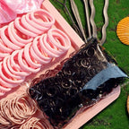 YANRONG 1159PCS Hair Accessories for Woman Set Seamless Ponytail Holders Variety Hair Scrunchies Hair Bands Scrunchy Hair Ties For Thick and Curly (1159PCS (pink))