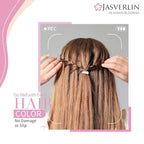 2mm White Hair Elastics Ties, Thin Ponytail Holders for Women Girls Kids, No Pull No Damage Slip Rubber Bands Fine to Medium Hair Accessories 80 Pcs