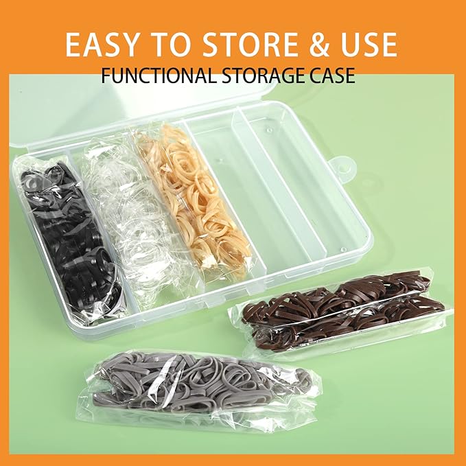 YGDZ Elastic Hair Bands, 5 Colors 600 pcs Hair Ties, Mini Hair Rubber Bands, Elastic Hair Ties for Girl, Ponytail Holders, Hair Accessories for Men, Women, Toddler, Neutral Colors