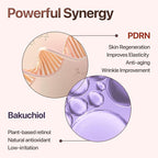 PDRN Ampoule and PDRN Cream, CUSKIN Korean Skin Care with Salmon DNA, Plant Based Bakuchiol, Moisturizing Bifida