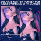 Body Glitter Spray, Perfect Hair and Body Shiny Music Festival Stage Makeup Rave Festival Clothes Glitter Spray. ﻿