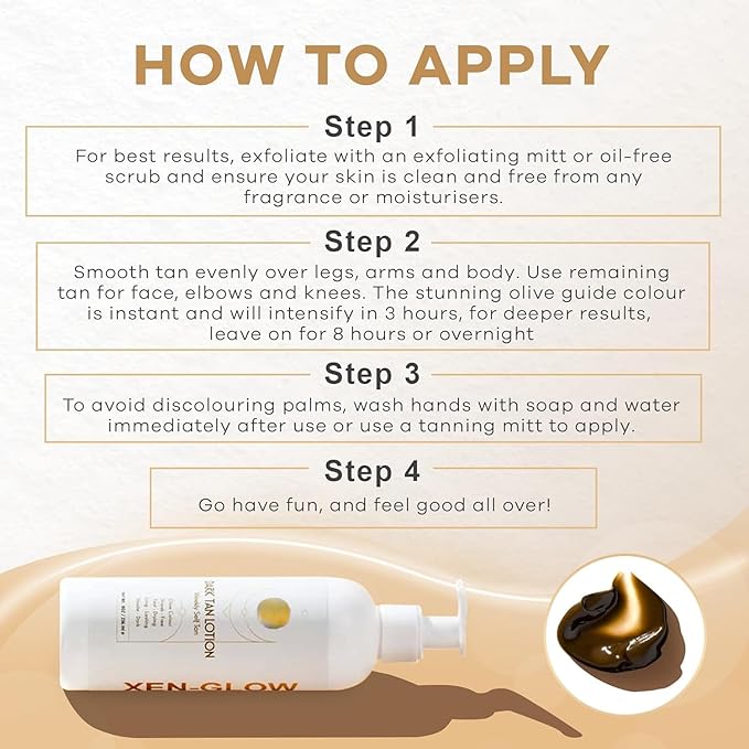 Dark Self Tanning Lotion for Face & Body - Hydrating Sunless Tanner for a Natural, Streak-Free Olive with Vitamin E, C & Aloe - Fast-Drying Dark Self Tanner for Sensitive, Fair & Pale Skin - 8 fl oz