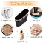 Self Tan Brush Soft Body Makeup Brush Portable Self Tanning Brush Self Tanner Face Brush For Body & Leg Makeup（Black）