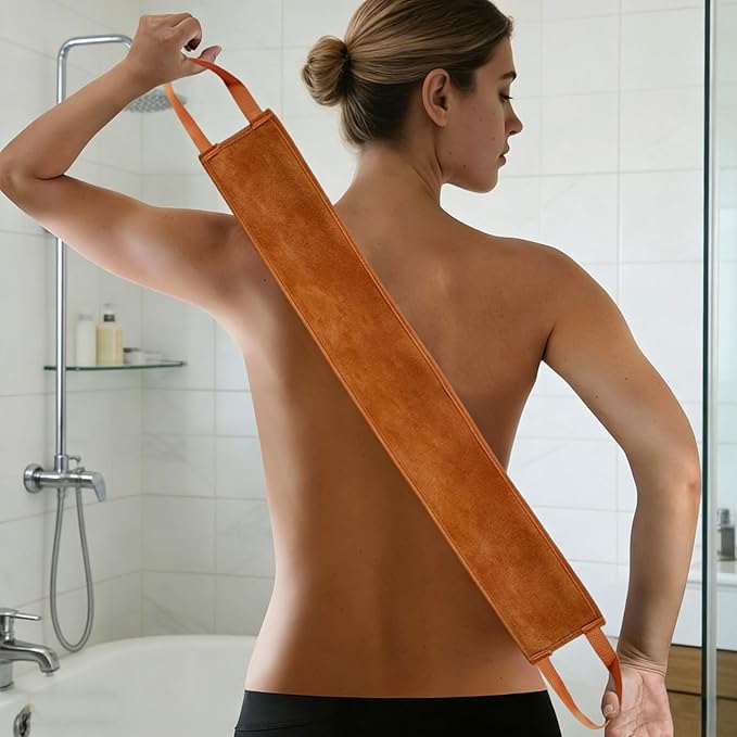 FUNAN Self Tanning Applicator Kit with Tanning Glove for Self Tan Mitt, Back Lotion Applicator, Mini Mitt and Ultra Soft Self Tanner Brush Bamboo Kabuki Brush, Brown