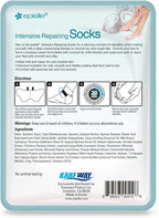 Epielle Intensive Repairing Foot Mask 6 Pairs, Renew and Soften with Coconut Oil & Milk Extract, Deep Moisturizing Socks for Dry, Cracked Feet, Self Care Gifts for Women, Spa Kit, Stocking Stuffers
