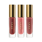 Ogee Glimmer Lip Gloss Trio - Limited Edition Holiday Makeup Gift Set - Includes Anemone, Poppy & Freesia - Certified Organic Lip Gloss for Women