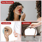 20X Makeup Magnifying Mirror, 6inch Makeup Magnification and Tweezers Set, 20X Travel Magnified Mirror with 3 Suction Cups for Easy Mounting - Blackhead/Blemish Removal for Women Men