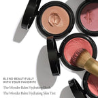 LAURA GELLER NEW YORK The Wonder Brush - Makeup Brush with Wooden Handle - Cream & Liquid Blush - Even Application and Blending