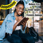 Women's Hair Accessories - Clean Girl Aesthetic - Thin Hair Scrunchies, Small Ponytail Holders, and Cute Hair Ties - Black Scrunchies