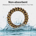 JessLab Spiral Hair Ties for Women, 10-Pack Traceless No-Damage Ponytail Holders, Coils Hair Bands for Girls, Assorted Colors