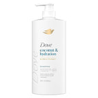 Dove Shampoo Coconut & Hydration for Dry Hair with Bio-Protein Care Technology and Coconut Oil 28 Fl Oz