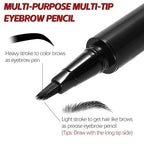Waterproof Eyebrow Pen，Long Lasting Eyebrow Pencil，Creates Hair-Like, Natural-Looking, 3D Eyebrows,Eye Brow Makeup Pen for Women