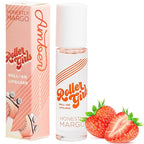 Honestly Margo Roller Girl Roll-On Lip Gloss (Strawberry Amber, 2 Pack) – Lip Gloss for Women with Hydrating Vitamin E & Moisturizing Shine, Refreshingly Lightweight Your Lip Stain, Non Stick Gloss