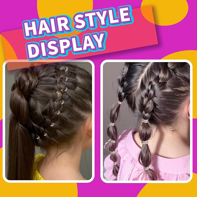 Teenitor Hair Tie, Elastics for Hair, 300pcs, Beige