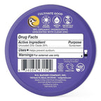 Badger Biodegradable Reef Safe Sunscreen, SPF 50 Mineral Sunscreen, 98% Organic Ingredients, Unscented, Water Resistant Adventure Sport Sun Cream, Travel Size 2.4 oz Tin, 2-Pack