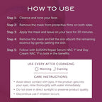 111SKIN Y Theorem Bio Cellulose Facial Mask for All Skin Types, Hydrating Face Mask with NAC Y2, Ectoin & Centella Asiatica, Enhances Skin Elasticity, Skincare Sheet Masks for Self Care, 5x 0.78 fl oz