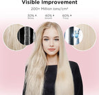 IG INGLAM Hair Dryer with Diffuser for Women, 1300W Ionic Blow Dryer with LCD Display, 3 Temps & 3 Speeds High-Speed Travel Hair Dryer with One Button Cool Air, Slim&Lightwight, Store Bag, Rose Pink