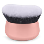 75MM Extra Large Self Tanner Kabuki Makeup Brush – Ultra Soft Dense Vegan Bristles for Body Makeup, Bronzer & Foundation–Applies Tanning Mousse, Lotion & Self Tanner–Pink, Wet & Dry