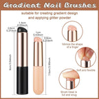 2 pack silicone nail brush