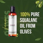 uh*Roh*Muh 100% Pure Squalane Oil from Olives – Lightweight, Non-Greasy Moisturizer for Skin & Hair | Deep Hydration, Fast-Absorbing & Non-Comedogenic | Natural Skin Care & Hair Oil | Spain | 4 Fl Oz