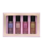 Victoria's Secret Fragrance Mist Collection 4 Piece Shimmer Mini Gift Set, Assorted Scents