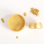 Ultra-Fine Gold Makeup Metallic Powder, Gold Metallic Chrome Powder For Face & Body Paint with Mixing Liquid, SFX Makeup Kit For Halloween Costume Cosplay, Full Coverage Face Painting Kit